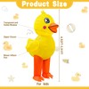 Goenb Inflatable Duck Costume for Kids, 3D Duckling Blow up