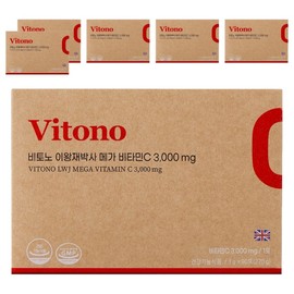 Vitono Dr. Lee Wang-jae Mega Vitamin C 3000mg, 6 pieces, 270g / 비토노 이왕재박사 메가 비타민C 3000mg, 6개, 270g