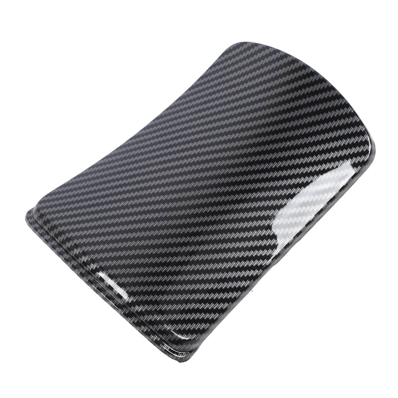 Carbon Fiber Style Fuel Tank Cap Cover Stylish Scratch Proof