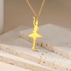 VASSAGO Little Girls Necklace Ballerina Ballet Pendant Dance Recital Gifts