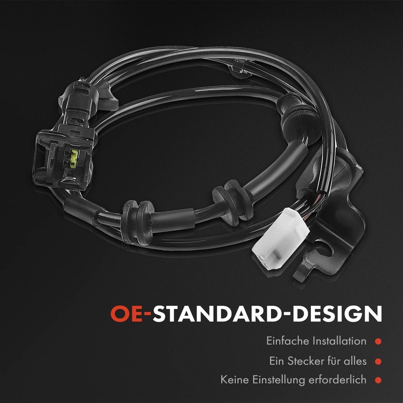 Frankberg 2 x ABS sensor 2-pin rear axle compatible with