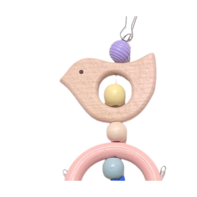 Parrot Toy, Colorful, Natural Material, Biting Toy, Buddy Parrot, Turtle,