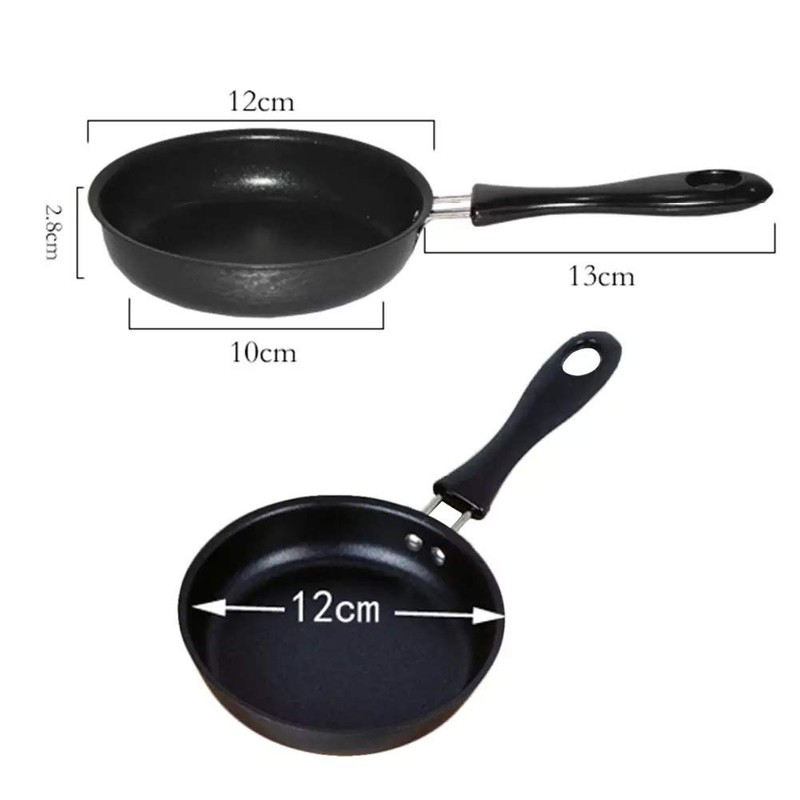 Mini Frying Pan for Eggs, 4.7" 12cm Mini Egg Frying
