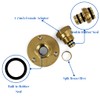 Wärmer System Wallplate PSW Flange Bracket for Outside Tap Universal