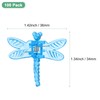 M METERXITY 100-Pack Orchid Clips, Plastic Garden Plant Clips, Dragonfly
