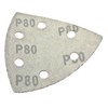 Toolzone 10Pc 90mm Hook and Loop Backed Delta Triangle Sander