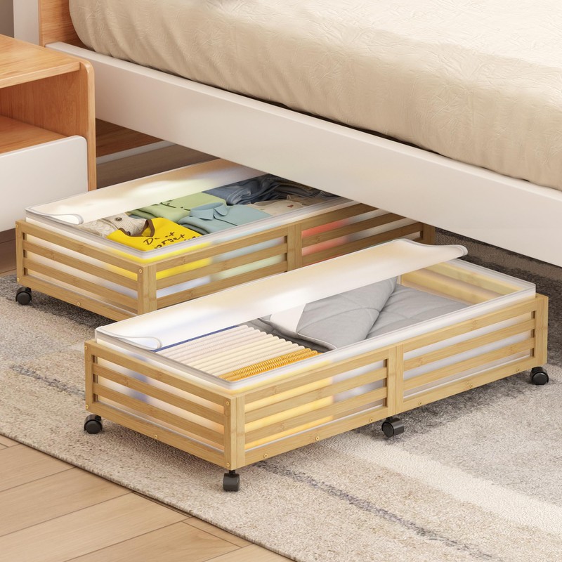 Wisuce Home Under Bed Storage Containers With Wheels - 2