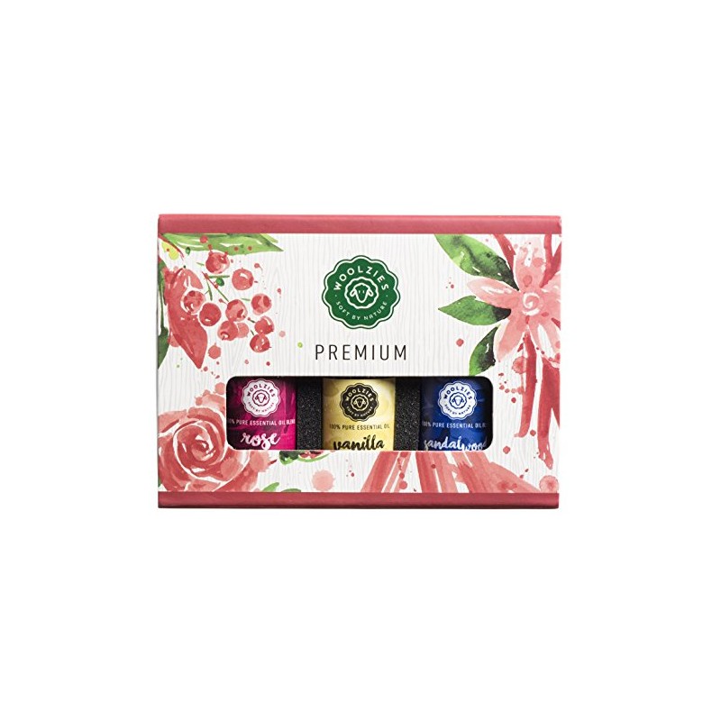 Woolzies Essential Oils Set - 100% Pure, Therapeutic Grade for