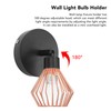 Wall Mounted Lamp Holder 180 Degrees Adjustable Metal Wall Lamp