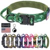 Hotsky Tactical Dog Collar, Adjustable Military Training Nylon Dog Collar