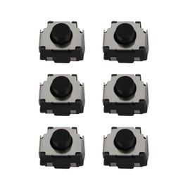 Create idea 6 pieces L R button micro switch left right tactile bumper button press micro switch compatible with switch 2DS 3DS XL joystick controller replacement parts