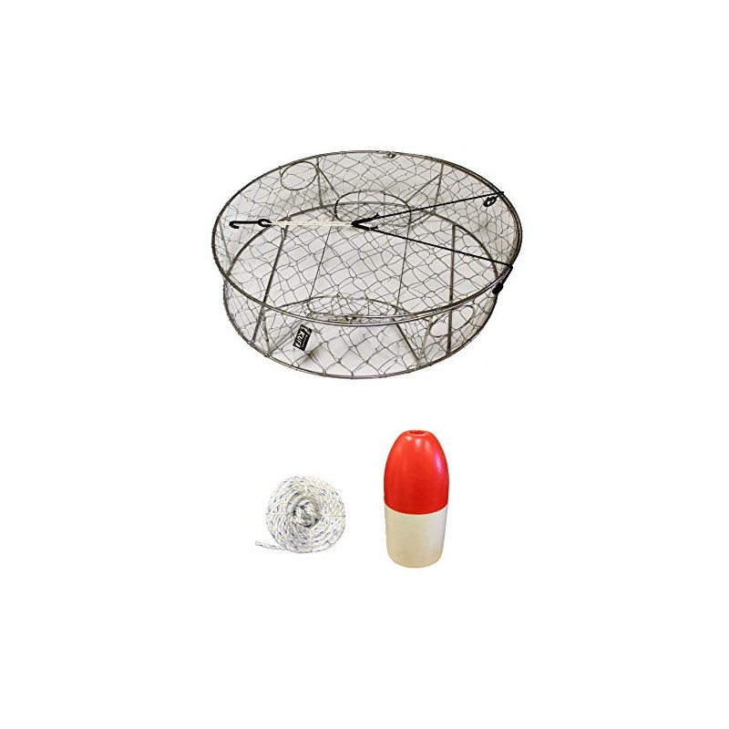 KUFA Stainless Steel Round Crab Trap 1/4" X 100' Non-Lead
