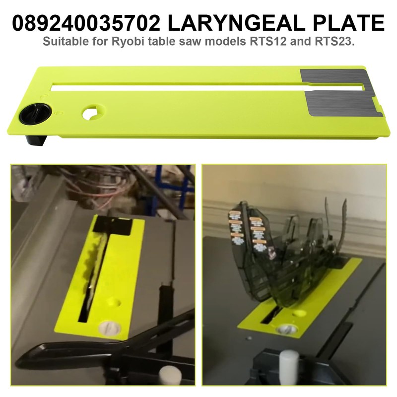 089240035702 Throat Plate for Ryobi RTS12 RTS23 Table Saw Part,