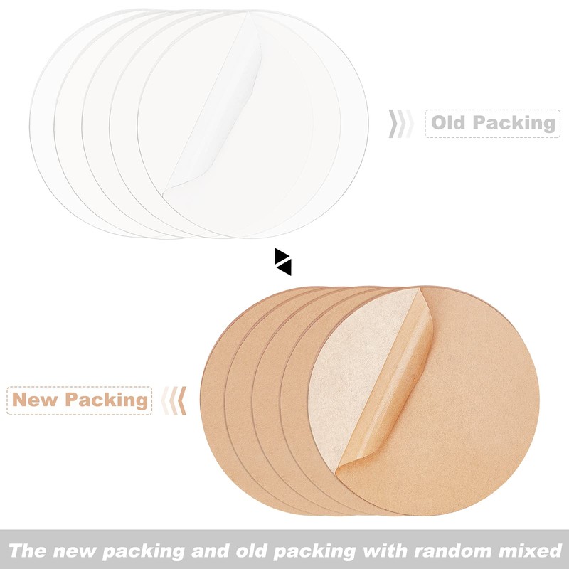 BENECREAT 2 x Clear Acrylic Circle Disc, 3 mm Thick