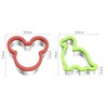 AVANA Stainless Steel Cookie Cutters Sandwich Cutter Cookie Mouse Dinosaur