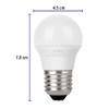 Volteck LED-40GF, Lámpara de LED, G45, 6 W, luz de