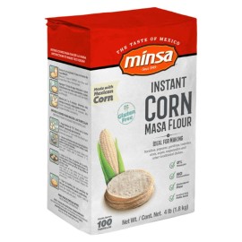 MINSA INSTANT CORN FLOUR/ HARINA DE MAIZ NIXTAMALIZADO /4LBS (3 PACK)