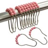 Shower Curtain Rings, Stainless Steel Shower Curtain Hooks Acrylic Roller