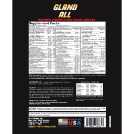 Hot Stuff Nutritionals- Gland All: 3 PACK- Raw Glandular Complex +Vitamins, Herb