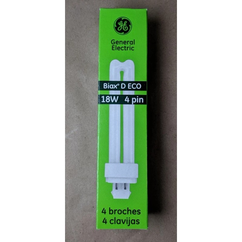 GE !7PK! GE Biax D ECO Compact Fluorescent Lamp 18W