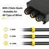 Junction Box Waterproof IP68, Outdoor Junction Box, Waterproof, 4-Way Junction