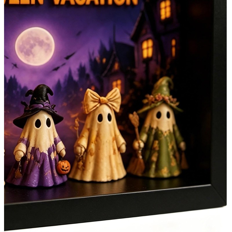 Calendario de Adviento de Halloween 2026 con Luz LED y