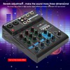 Professional 4 Channel Audio Mixer, Sound Board Console System, DJ