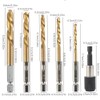 11Pcs Screw Extractor and Left Hand Drill Bits Set Included