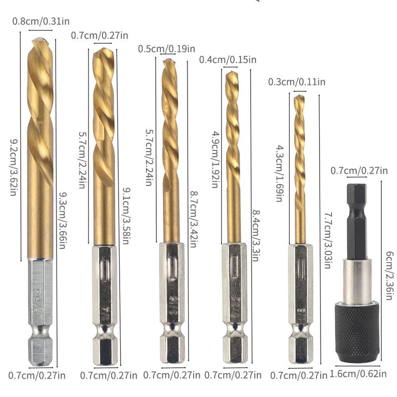11Pcs Screw Extractor and Left Hand Drill Bits Set Included