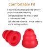 SNHTLS 9 Pairs Triple Flange Earbud Tips Earbud Tips Replacement