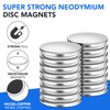 Super Strong Neodymium Disc Magnets with Double-Sided Adhesive, Powerful Permanent