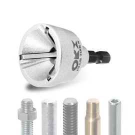 ORX PLUS TOOLS Deburring External Chamfer Tool, with HSS Blade, Deburring Drill Bit, Remove Burr Tools Quick Release Shank Fits for 1/8"-3/4"(3mm-19mm)