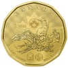 2016 Lucky Loonie, uncirculated coin from mint roll