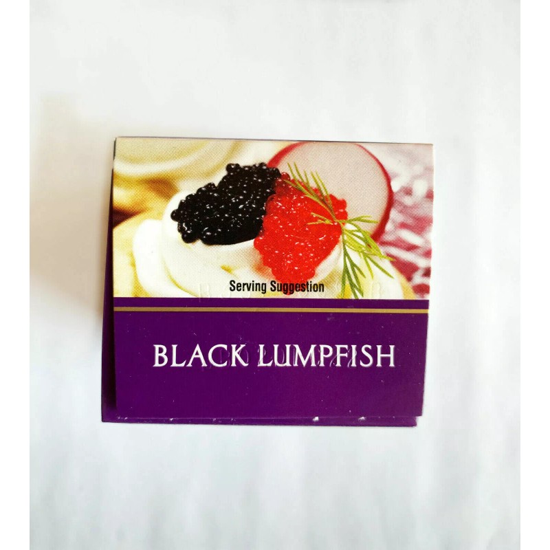 Romanoff WILD CAUGHT ROMANOFF BLACK LUMPFISH CAVIAR 2 oz SEAFOOD