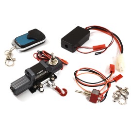 Integy CNC Machined T8 Realistic Mega Winch w/ Remote for Scale Crawler 1/10 Size