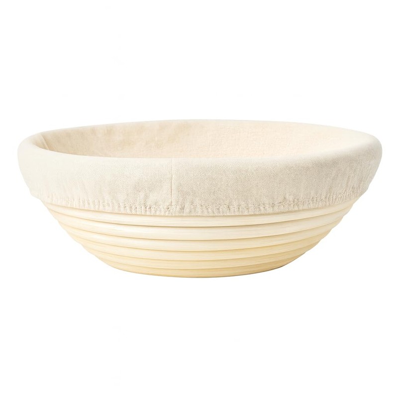 Saint Germain Bakery Premium Round Bread Banneton Basket with Liner