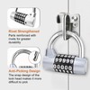 MEINUOKA Direction Lock, U-bar Combination Padlocks with Code, 5 Digit