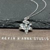 Sterling Silver Calla Lily Flower Charm Necklace, 18"