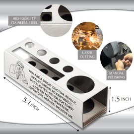 akeke Funny Doctor Pen Holder, Doctor Gag Gifts for Women, Men, Funny Doctor Gifts for Men, Fun Doctor Appreciation Thank You Week Day Gifts Pencil Pen Holders ASB47