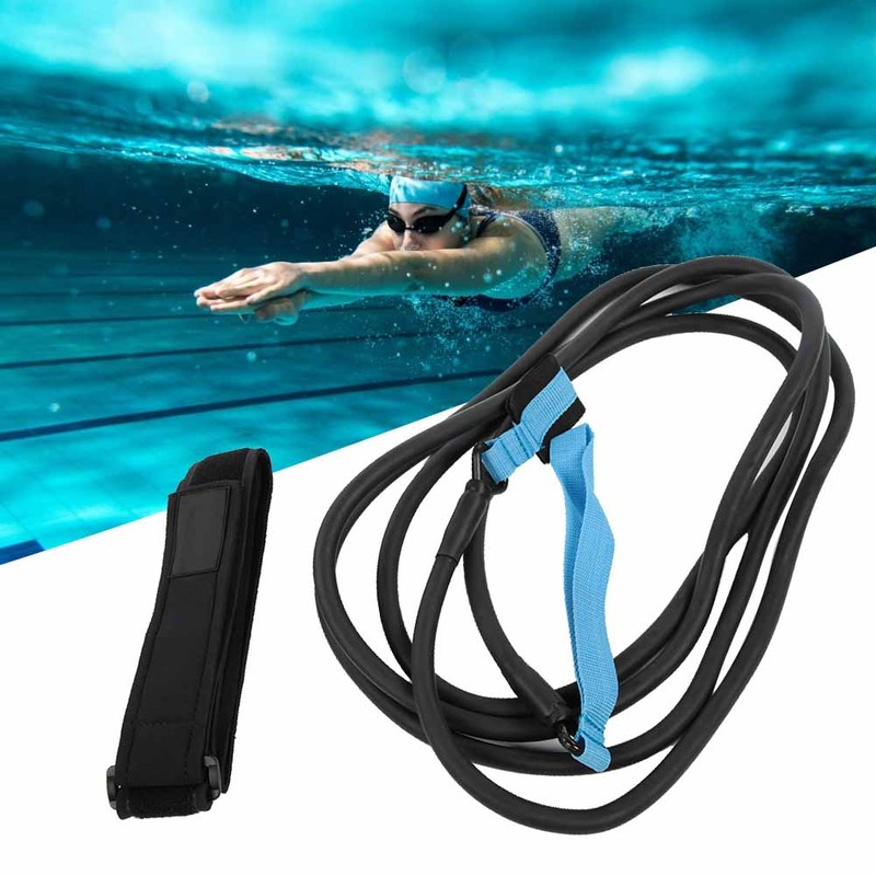KEEP DIVING 4m Swim Resistance Belt Swimming Exerciser Traction Leash