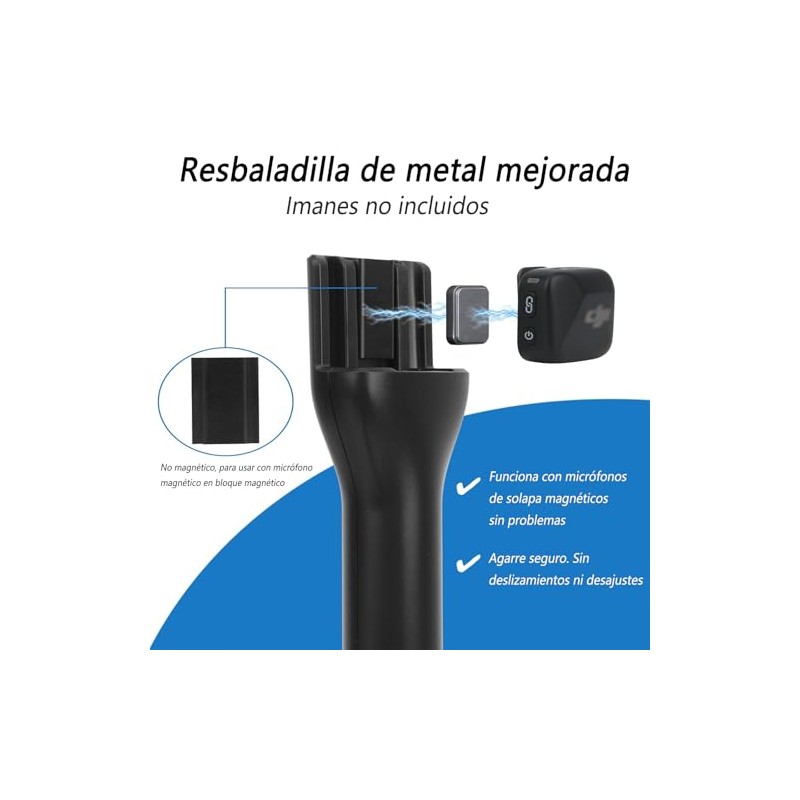 YOUSHARES Soporte para Microfono de Entrevista de Mano, para dji