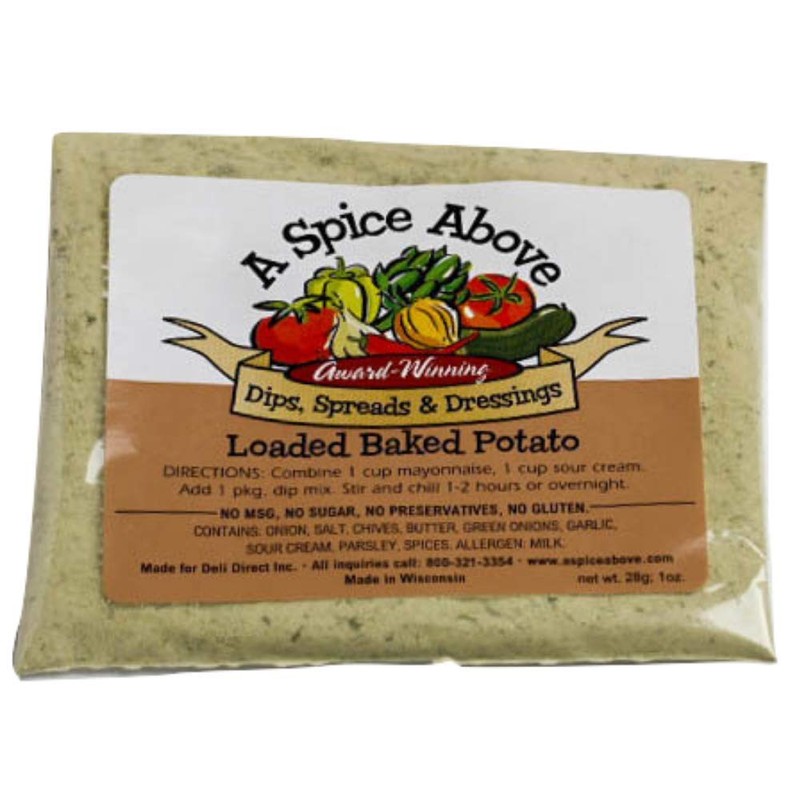 A Spice Above 8 Pack Variety of Dips, Gluten Free,