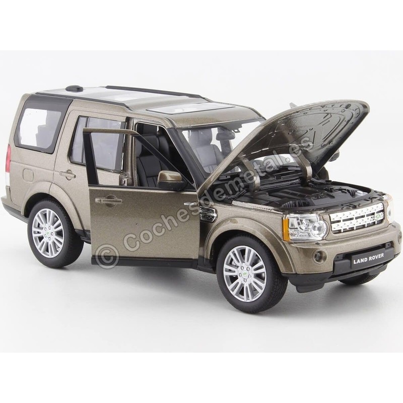 Land Rover Discovery 4, met.-braun, Modellauto, Fertigmodell, Welly 1:24