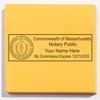 Massachusetts State Seal Notary Stamp, MA Notary Stamp, State Board