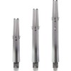 L-Style L-Shaft Lock Straight Twotone Black Clear Silver Display Length