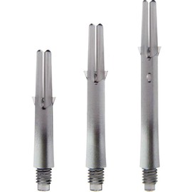 L-Style L-Shaft Lock Straight Twotone Black Clear Silver Display Length 260