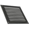 Vent Systems - 6 x 6 Inch (Inner) Black Metal
