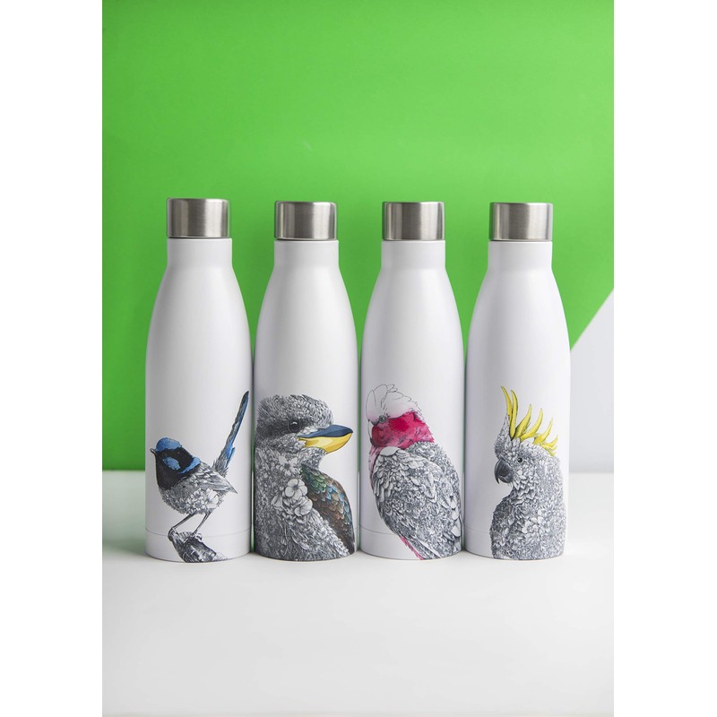 Maxwell & Williams Marini Ferlazzo Insulated Water Bottle with Laughing