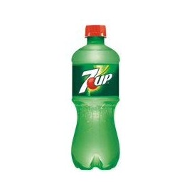 7up 20oz Soda Bottles, Pack of 24 (Total of 480 FL OZ)