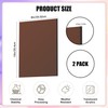 Lesnlok Brown Acrylic Sheets - 1/8" Thick, 3mm, 2 Pack,